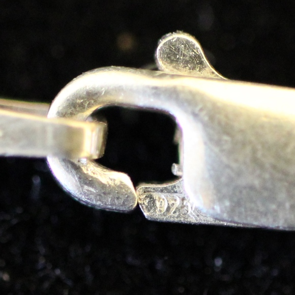 Vintage Sterling Silver 825 Pendant Drop Necklace - Picture 5 of 8